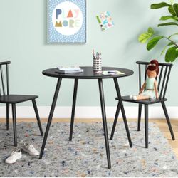 Windsor Metal Kids' Activity/Dining Table Set (Steel Metal Frame)