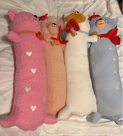 LONG WEIGHTED PLUSH THROW PILLOW