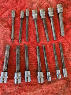 Cornwell tools 14 pc. Long hex socket set