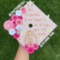 Personalize Custom Graduation Cap Topper And Permanent Cap