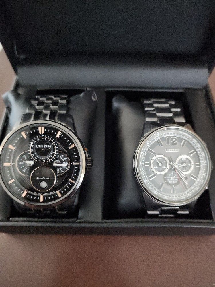 2 Citizen Eco Drive Watches