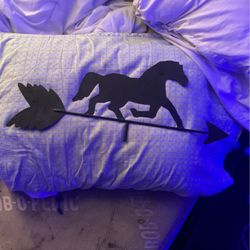 Metal Horse Weather Vane