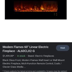 Wall Mounted Electric Fireplace 