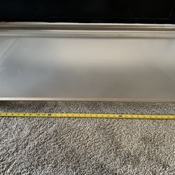 Metal Shelving  w/h Frosted Platform 