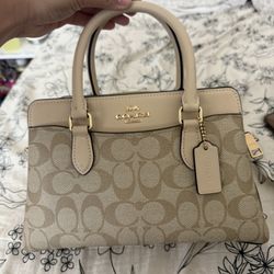 Coach mini darcie carryall 
