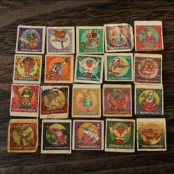 20 Stickers And Cartons, Rare To Find Promotion Monstruos Del Ritmo De Sabritas México $190