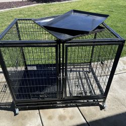 Rolling Dog Crate 