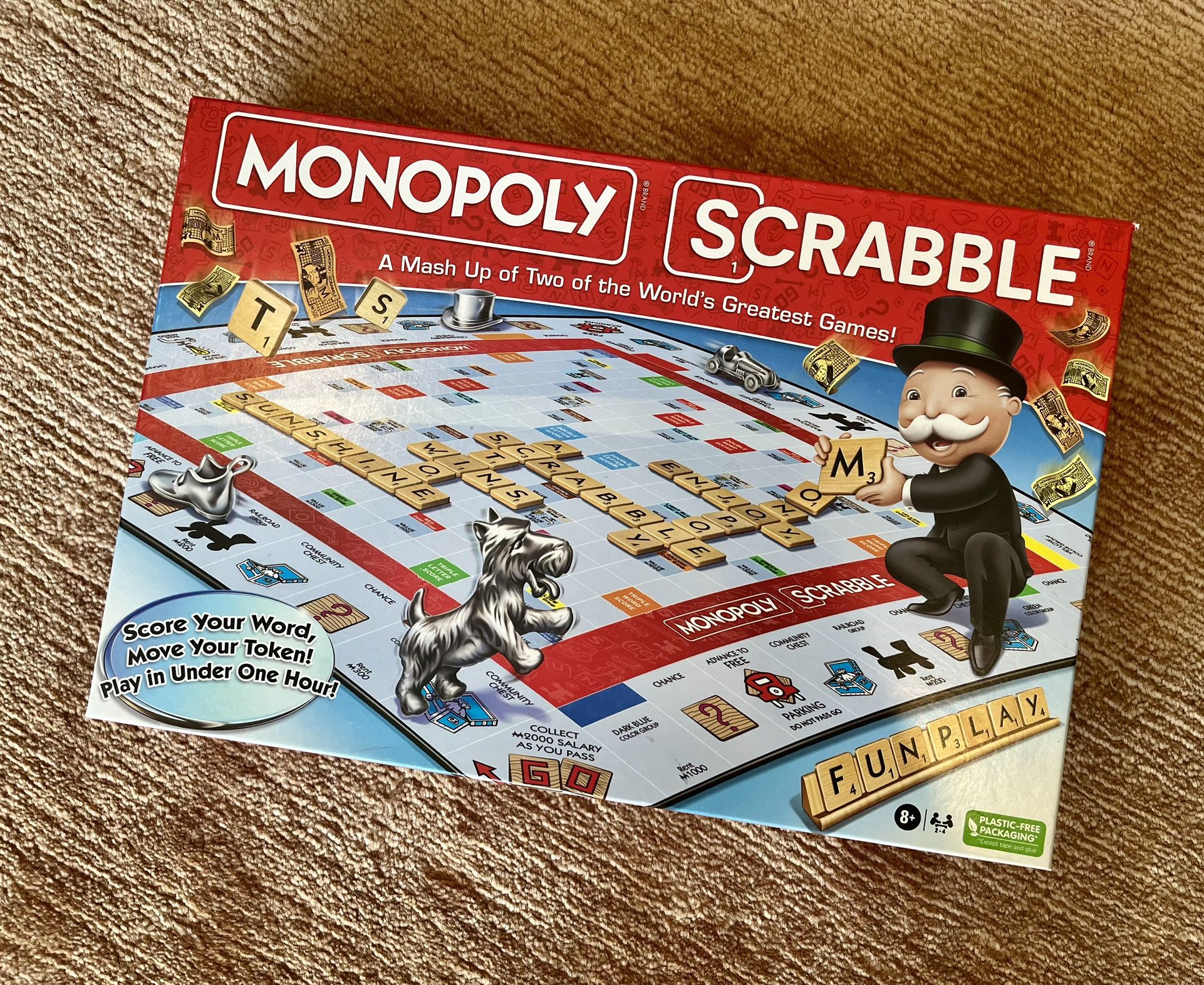 Monopoly Scrabble Board Game