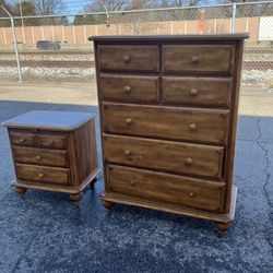 5drawer Chest Dresser & Nightstand