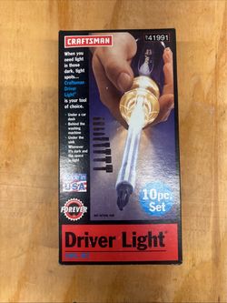 New Craftsman Driver Light 10-Piece Set