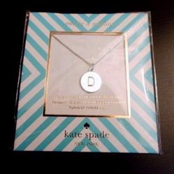Price Just Dropped: Brand New Kate Spade New York White Gold-Tone Pendant Necklace (Pick up🛒 In Bellevue)*Check out my Other Posts 🎁