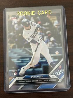 Dodgers Andy Pages RC Topps Now SP