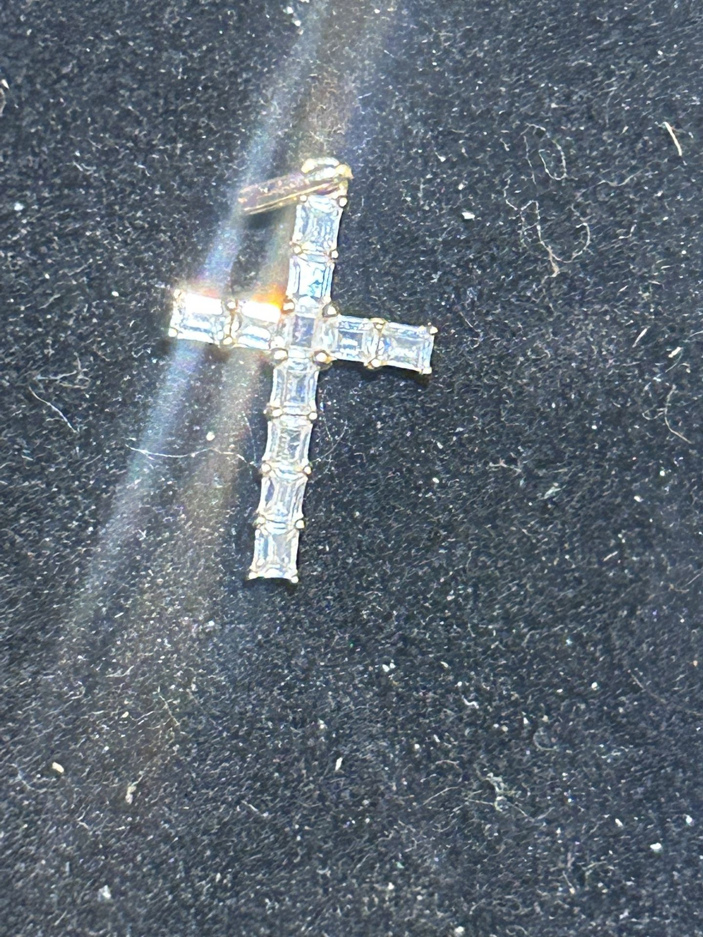 14k yellow gold 14k FZN and two other marks hard to make out antique cross pen