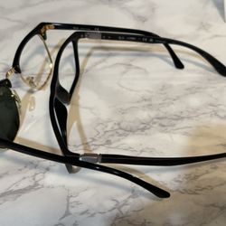 two Used pairs of authentic Ray-Ban sunglasses (frames only)