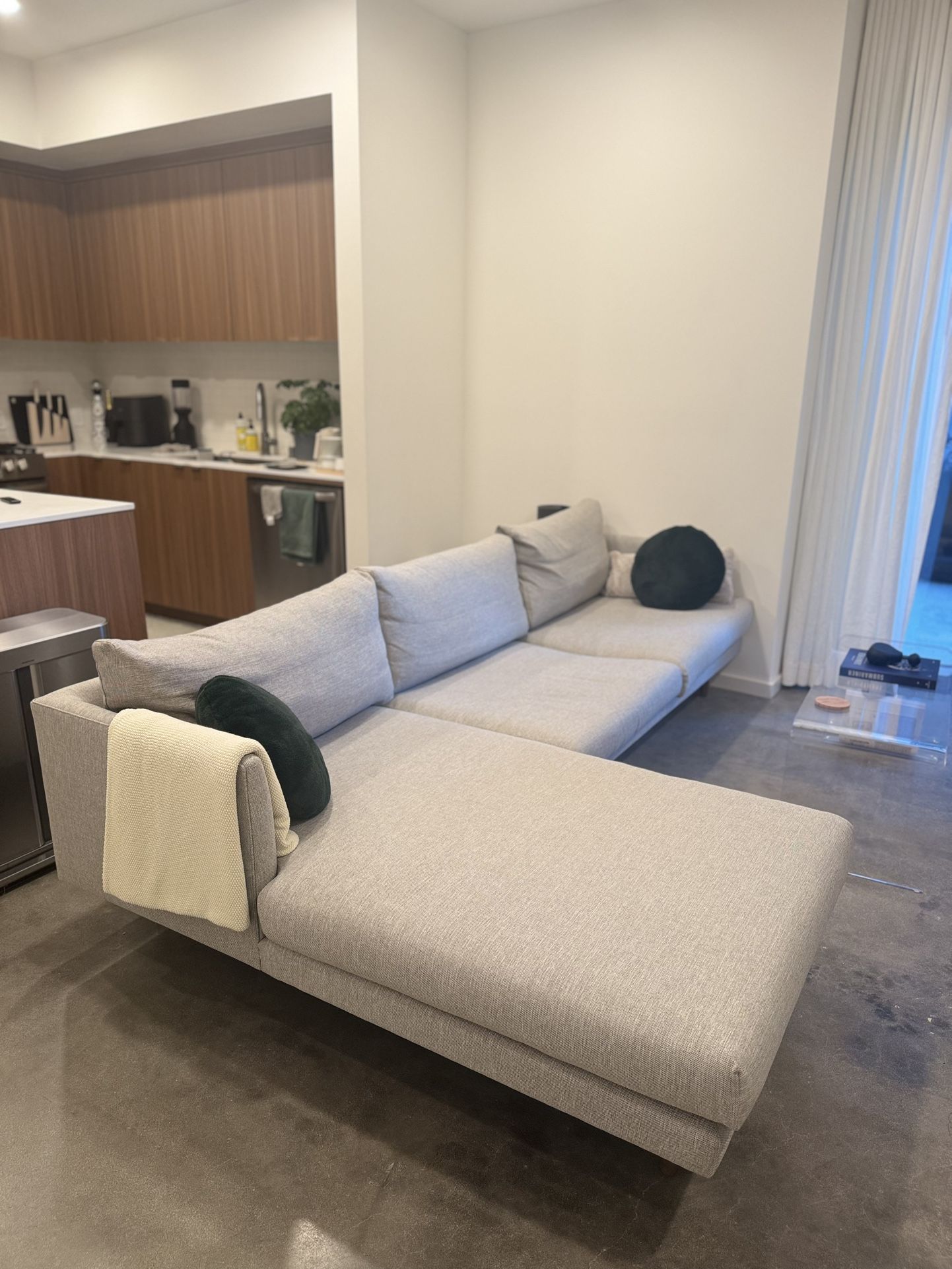 Article - Burrard Sectional Couch - Gray