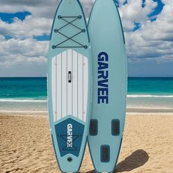 New Inflatable Stand Up Paddle Board, 10'6" Paddle Boards with Premium Additions, Non-Slip EVA D