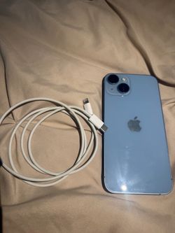 Apple iPhone 14 Blue with Charging Cable