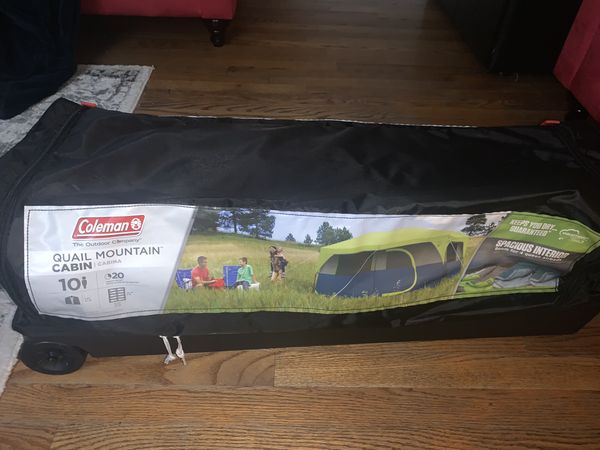 Coleman Quail Mountain Cabin 10 person tent for Sale in Durham, NC