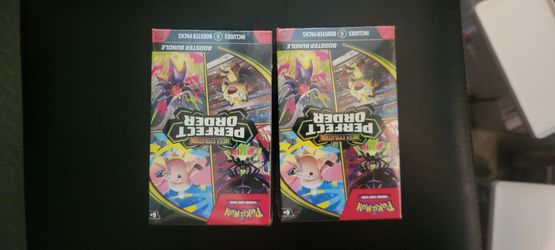 Pokemon Perfect order booster bundles