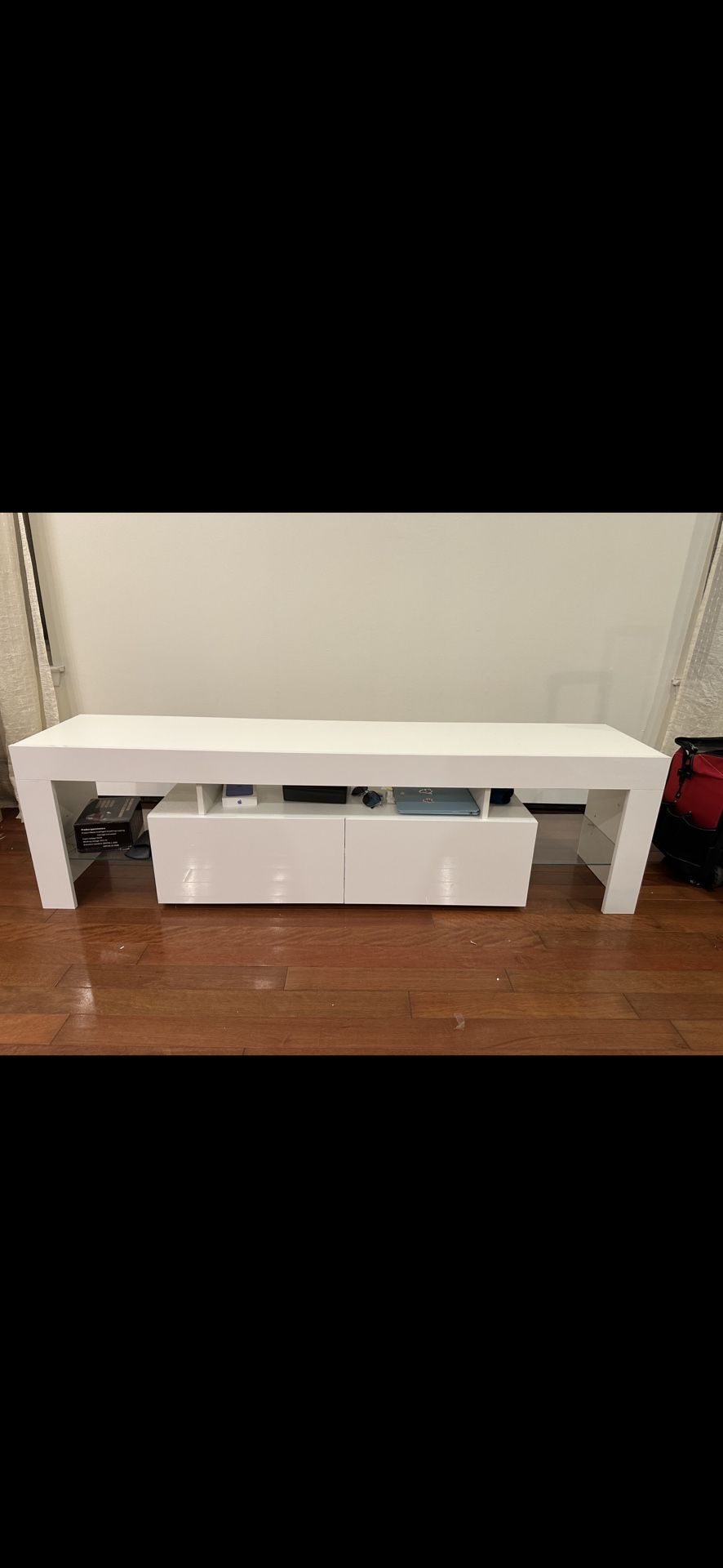 White TV Stand