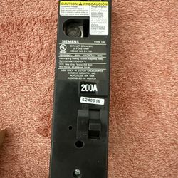 Siemens 200A QB Breaker 