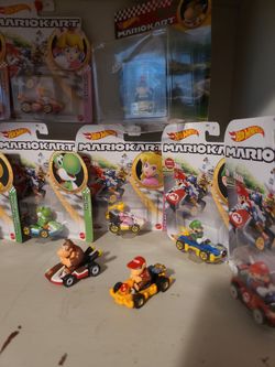 Hotwheel Mario Kart Cars. 