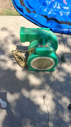 Bounce house blower fan. Industrial size