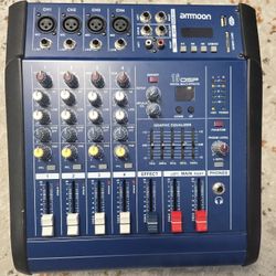Amoon 4 Channel 16dsp Audio Mixer (Mint Condition)