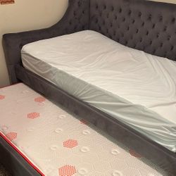 Twin Bed With Two Matresses-best offer Must Go