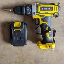 SIDSYS  Drill and battery (No Charger)