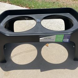 Dog 12” Elevated Feeder w/o Bowls 