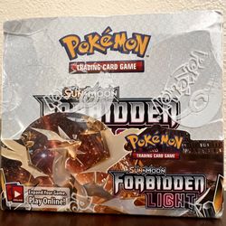 Pokemon TCG Sun&Moon Forbidden Light Booster Box Sealed for Sale in Los  Angeles, CA - OfferUp