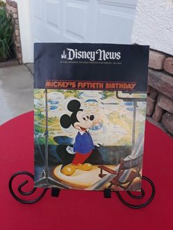 VINTAGE “DISNEY NEWS” MICKEY’S FIFTIETH BIRTHDAY MAGAZINE ISSUE (FALL 1978’)