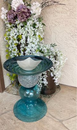 Glass Birdbath/feeder