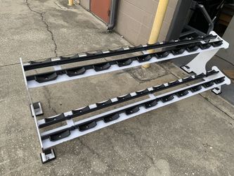 RARE Atlantis Dumbbell Rack- Fully Welded Solid Steel