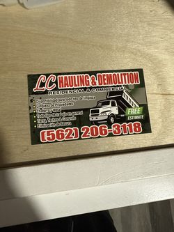 Hauling away