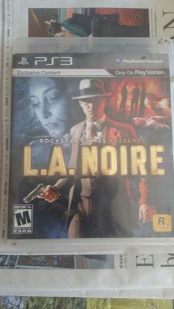 PS 3 L.A. NOIRE
