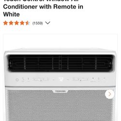 Toshiba 10,000 BTU WiFi Smart With Remote 