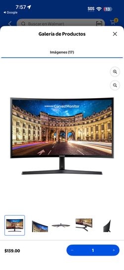 SAMSUNG Monitor curved New!!