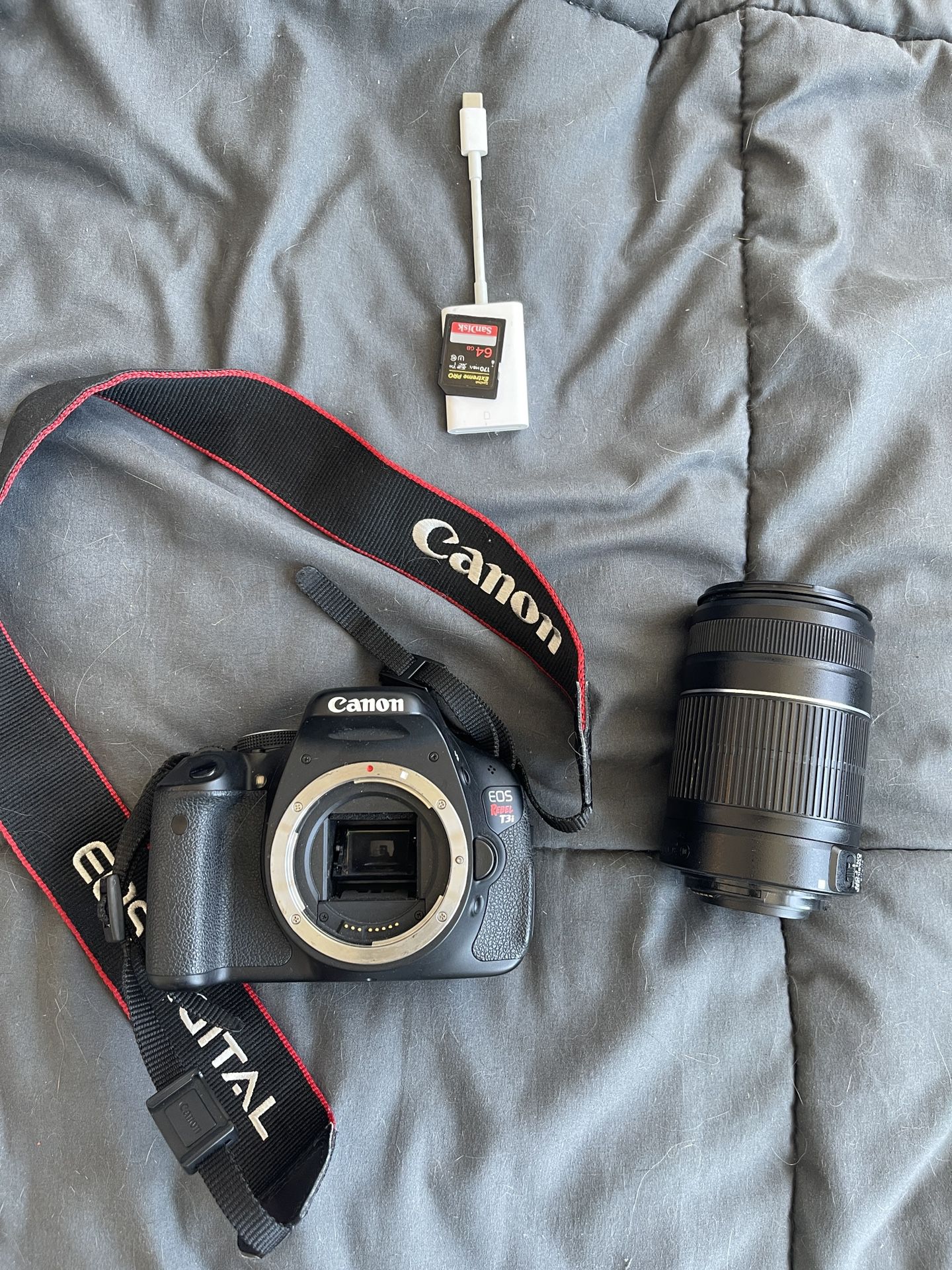 Canon T3i + 58mm Lens