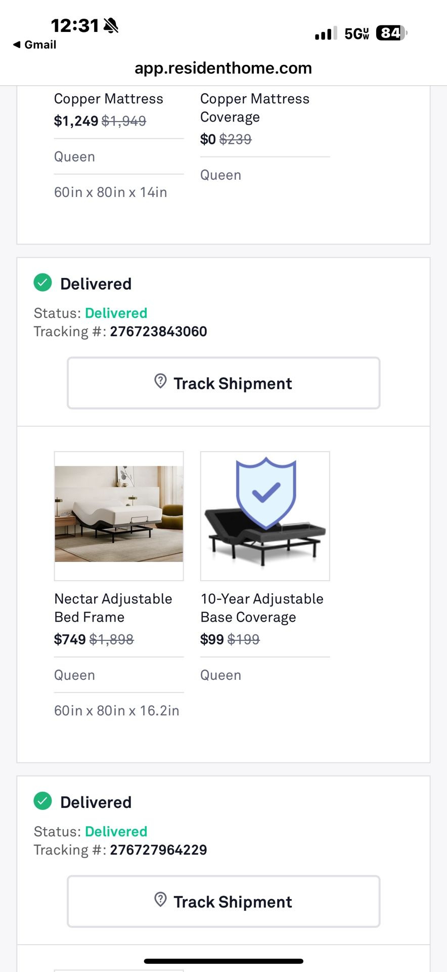 Nectar Adjustable Bed