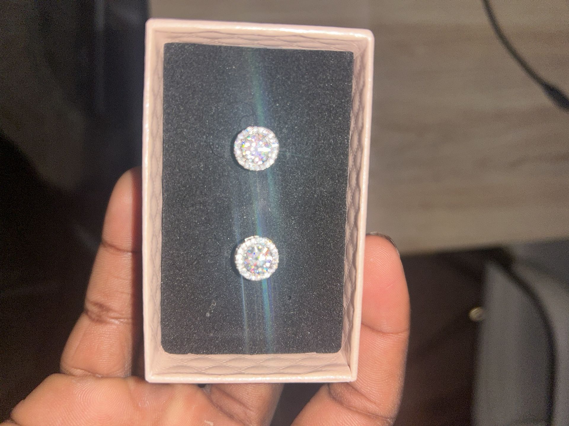 Halo Diamond Earrings