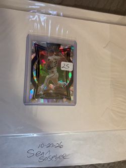 2025 Panini Select Concourse Ice Prizm Jacob Misiorowski #79 RC ~ Brewers