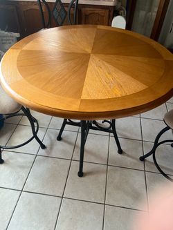 Bar height dining set
