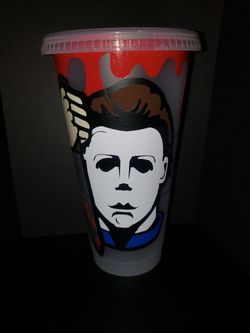Custom micheal myers cup