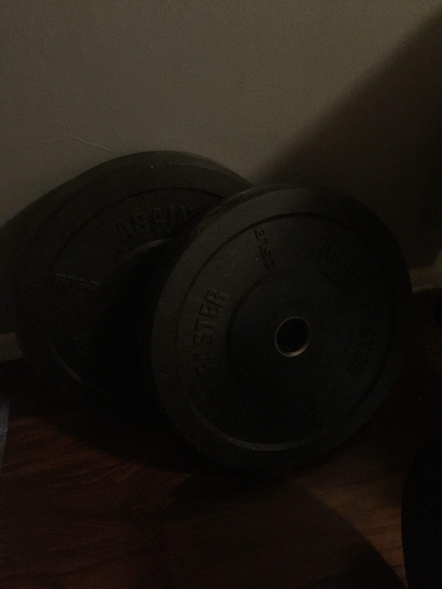 Weight bar and weights