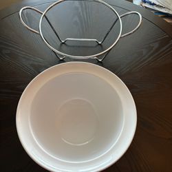 Serving Bowl With Rack