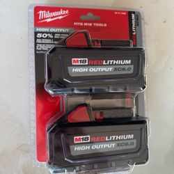 Milwaukee New Pack X2 Battery 6ah M18