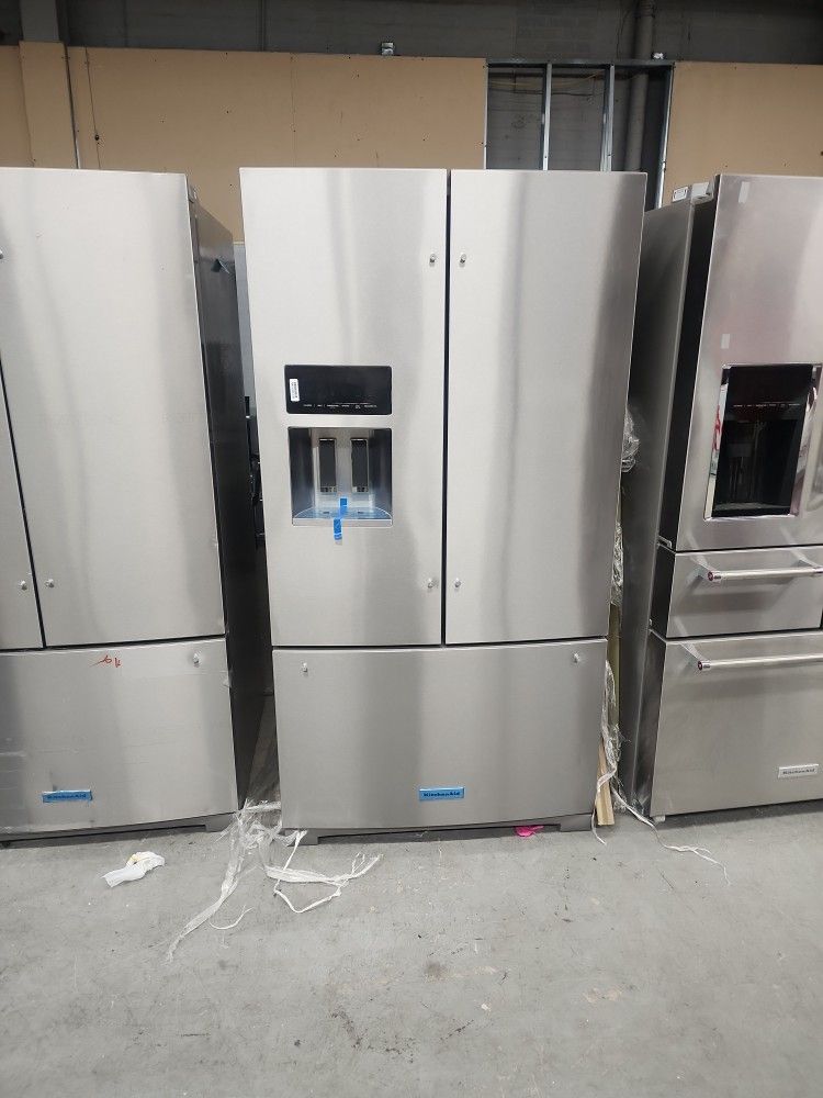 New KitchenAid French Door Stainless Steel Fridge