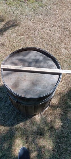 Vintage wooden insulated cooler